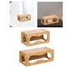 Creative Fun Hamster House Maze Toy Cage Wooden Hamster Hiding Rest Room Teeth Grinding Natural Wood Chew Toy Small Pet Supplies