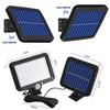Outdoor Sensor Light, Ultra-Bright Solar Light, 56 LEDs, Solar Security Light with Motion Sensor, Automatic OnOff, 3 Lighting Modes, 5M Cable, IP65