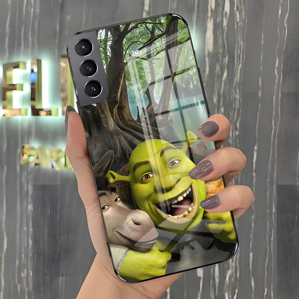 Movie Shrek Phone Case For Samsung A25 A13 A33 5G A54 A36 A35 A56 A52 A14 Shockproof Glass Cover