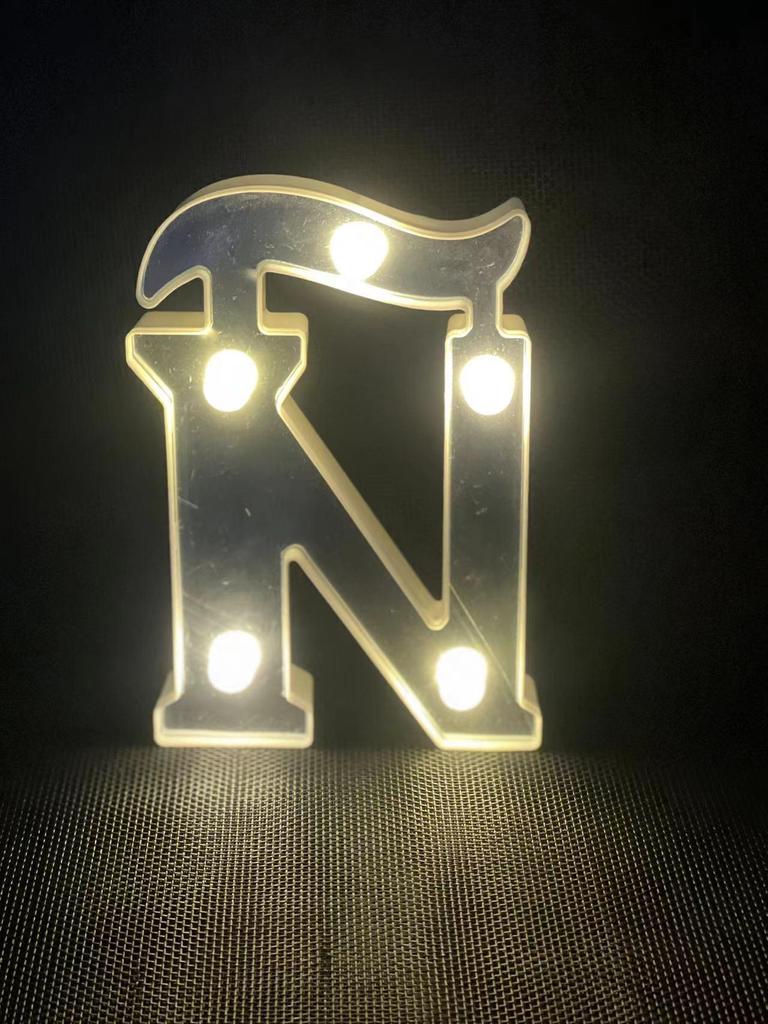 LED Love Letter & Number Lights for Valentine's Proposal Decor