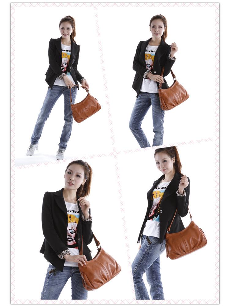 Echtleder Damen Schulter- & Umhängetaschen: Modische Unterarm- und quadratische Taschen aus Rindsleder