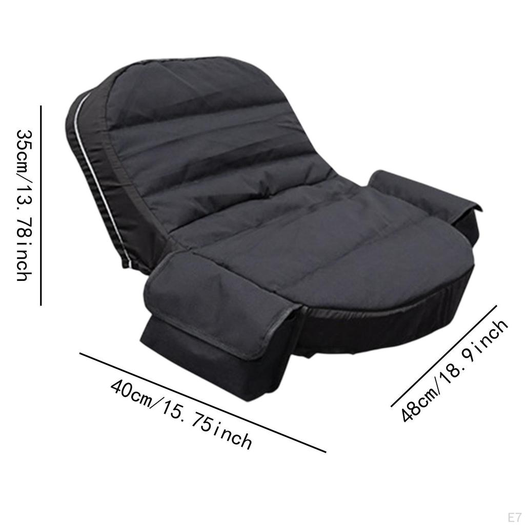 Rasenmäher Sitzbezug Schutz Praktisch Rutschfest Gepolstert Ersatz Outdoor Gummiband