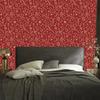Christmas Red and Orange Wallpaper for Living Room and Bedroom 50x1000