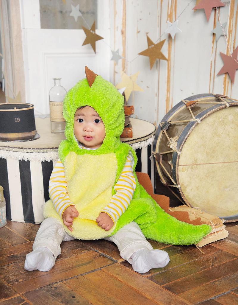 Clearstone Marshmallow Baby Cosplay Halloween Kigurumi Marshmallow Putisaurus Baby 80cm Green
