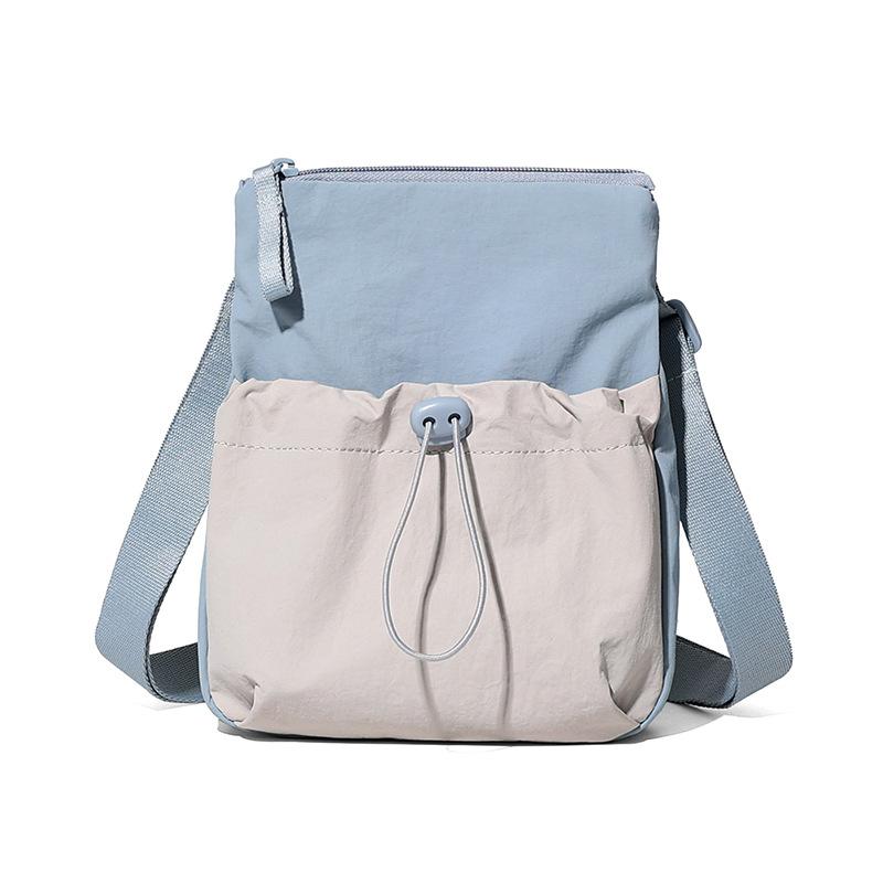 Женская сумка через плечо контрастного цвета многофункциональная для поездок сумка для мобильного телефона синий 1578₽