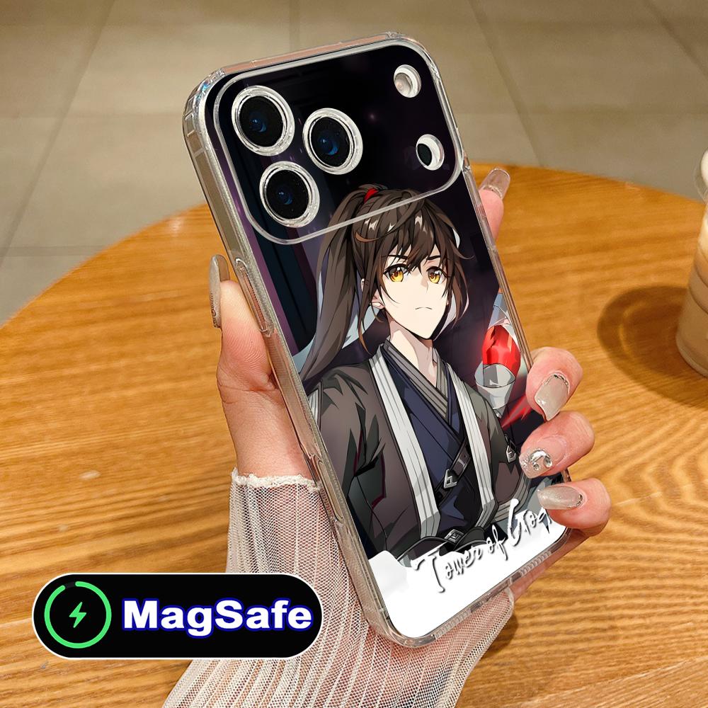 Anime Game Tower of God Phone Case for iPhone 17 16 15 14 13 12 11 Air Pro Max Plus Mini Magsafe Clear Colorful Cover Cover
