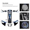 WuJi 525DSX 2024 Motorcycle Epoxy Sticker Set: Waterproof, Scratch-Resistant, 3D Fuel Tank Decals