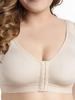 Women Post-Surgical Sports Support Bra Front Closure with Adjustable Straps Wirefree Racerback