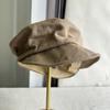 Neuer Trendiger Achteckiger Leinenhut Damen Frühling Sommer Elegant Reise Retro Newsboy Kappe Modische Pendler Sonnenschutz Einfache Kappen