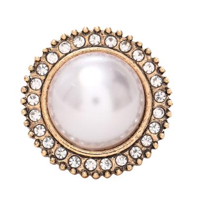 Dekoratives Ornament für Schuhe für Damen, künstliche runde Perlen, Strass, Legierung, Schuhdekoration