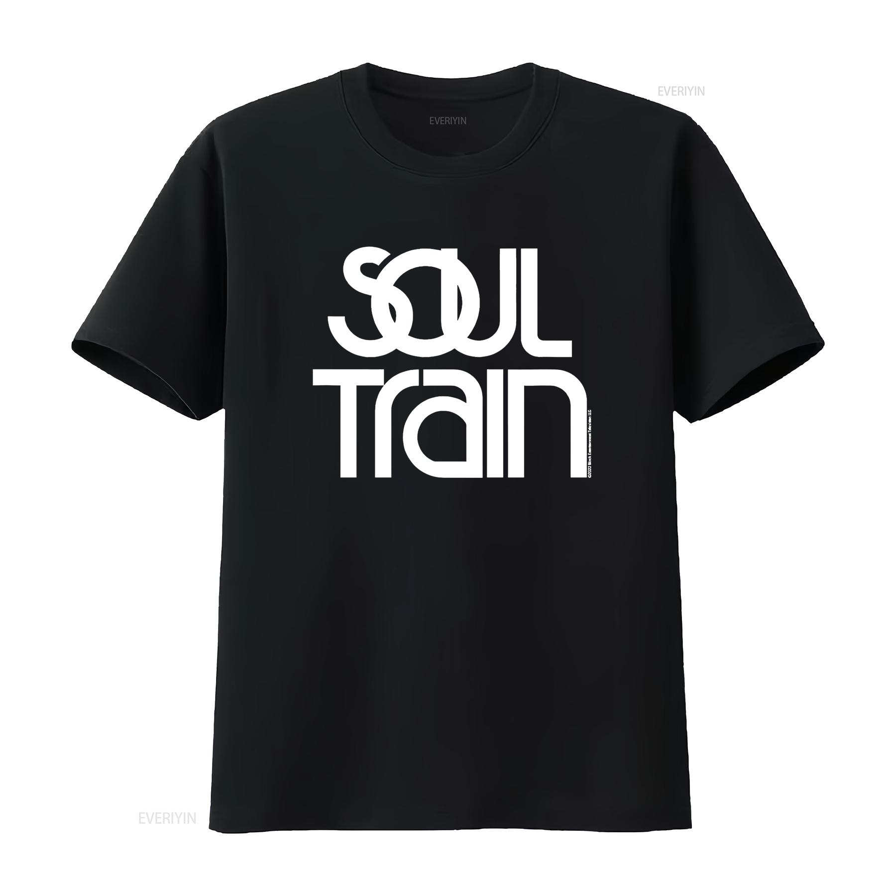 

Soul Train Classic Logo T Shirt vintage Washed streetwear Versatile designer clothes homme graphic Unisex Top For Everyday Wear 4XL