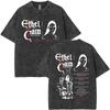 T-shirt Vintage Lavata Ethel Cain If You Love Me Keep It To Yourself Uomo Donna Hip Hop Moda Gotica Manica Corta T-shirt Top