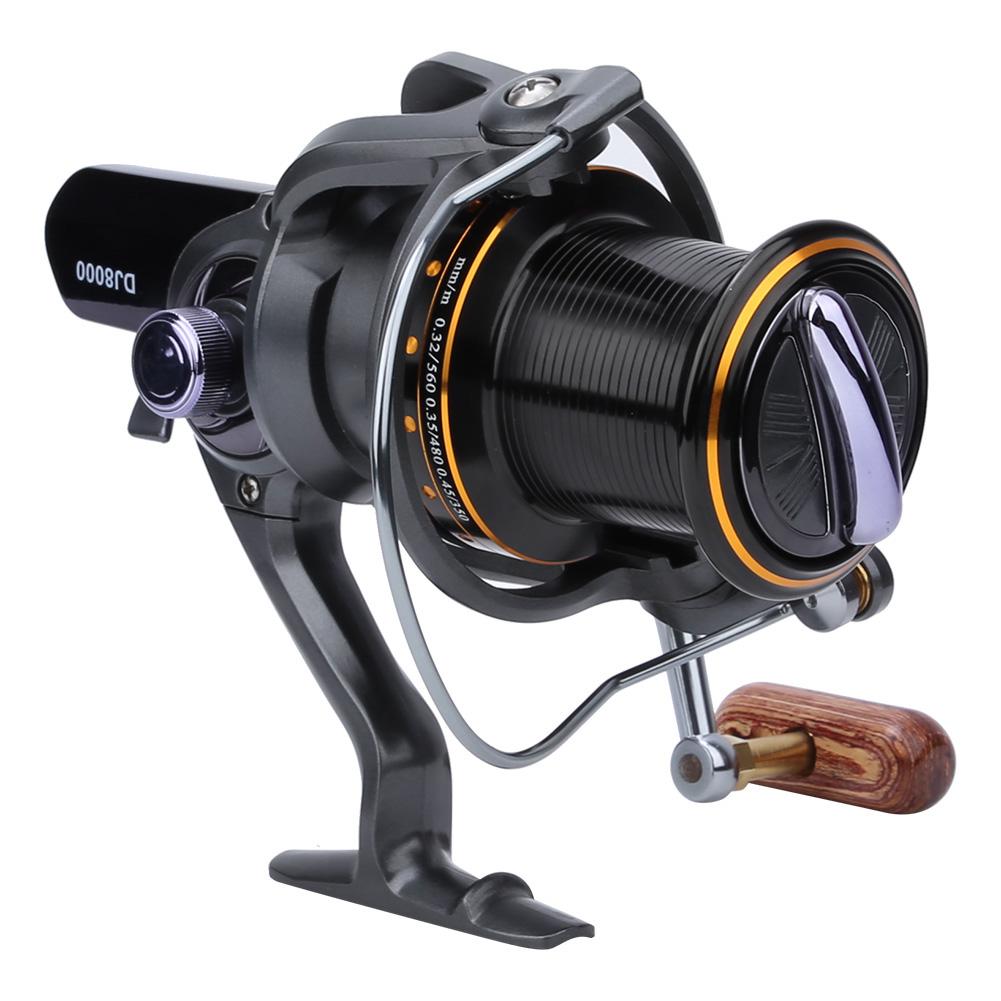 High Capacity 15 Bearing Number Spinning Reel Fishing Tackle for Sea Rod Large Line CupDJ8000