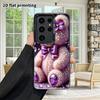 Phone Case: 2D Flat Samsung Galaxy A34 A35 M05 M06 S20 S22 S21 FE Plus 5G Protective Case, Couples Style, Plush Teddy Bear, Christmas and Halloween Gi