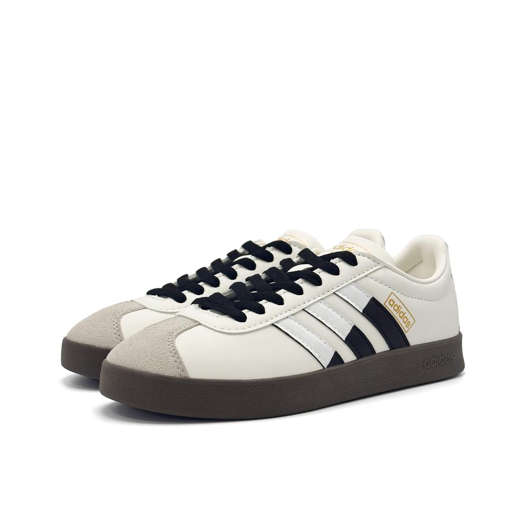 Adidas VL COURT 2.0 Low top Skateboard Shoes Unisex Black White JI0497(Team471-)
