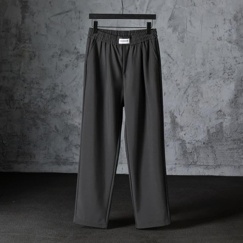 American Retro Solid Color Straight Wide-leg Casual Pants Men's and Women's Loose Casual Versatile Drape Pants