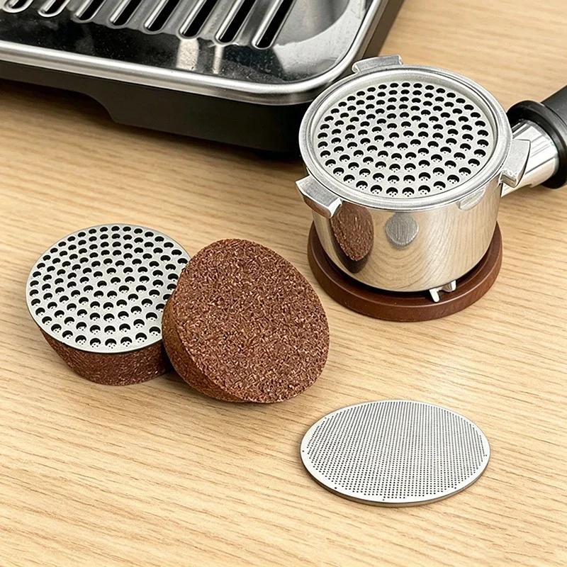 51/53/58mm Reusable Coffee Puck Screen Stainless Steel Espresso Filter For Portafilter Barista Accessories KFGL02