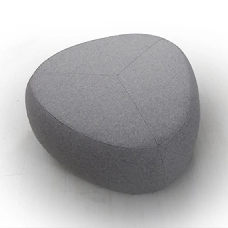 Nordic Stool Creative Ottoman Fashion Foot Stool Special-shaped Pebble Multifunctional Big Furniture for Home Portable Design