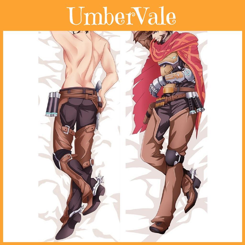 Luxurious Overwatch Dakimakura Jesse Mccree Anime Hugging Body Pillow Case Cover