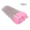 Disposable Eyelash Eye Brush With Elegant Crystal Diamond Handle And Spiral Design For Precise Makeup Application