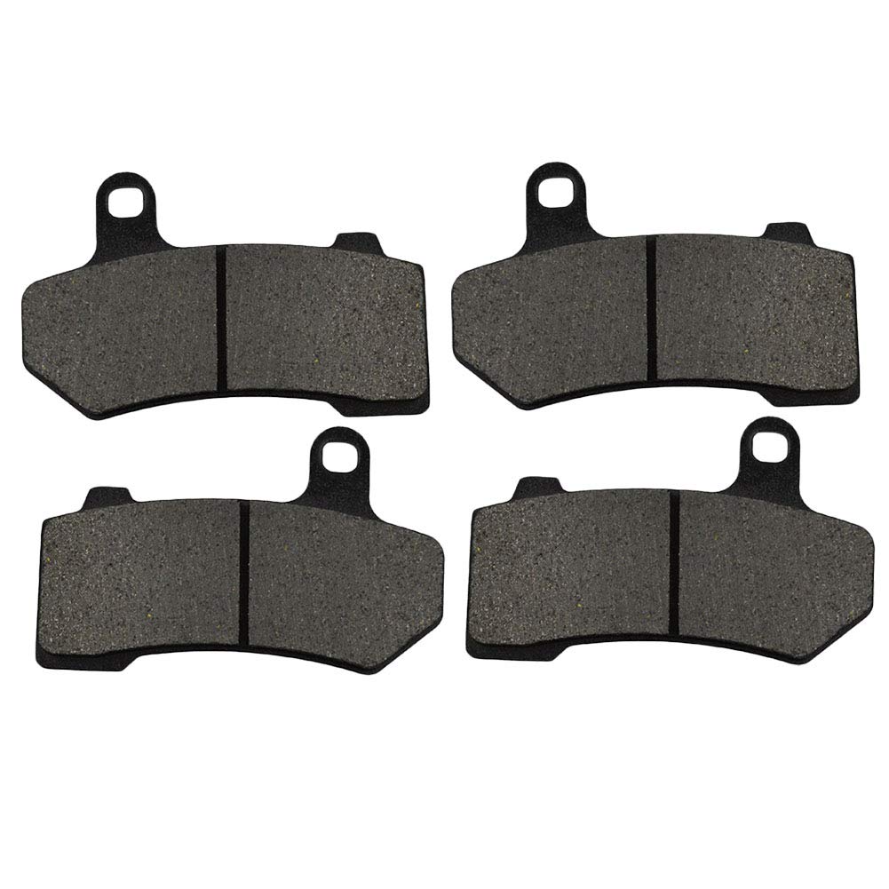 

AHL Motorcycle Brake Pad Kit for Harley FLTR Road Glide 2008-2009 FLHX Street Glide