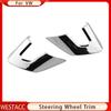 ABS Chrom Auto Lenkrad Abdeckung Dekoration Aufkleber Trim für Volkswagen VW GOLF 6 MK6 JETTA MK5 MK6 POLO Bora