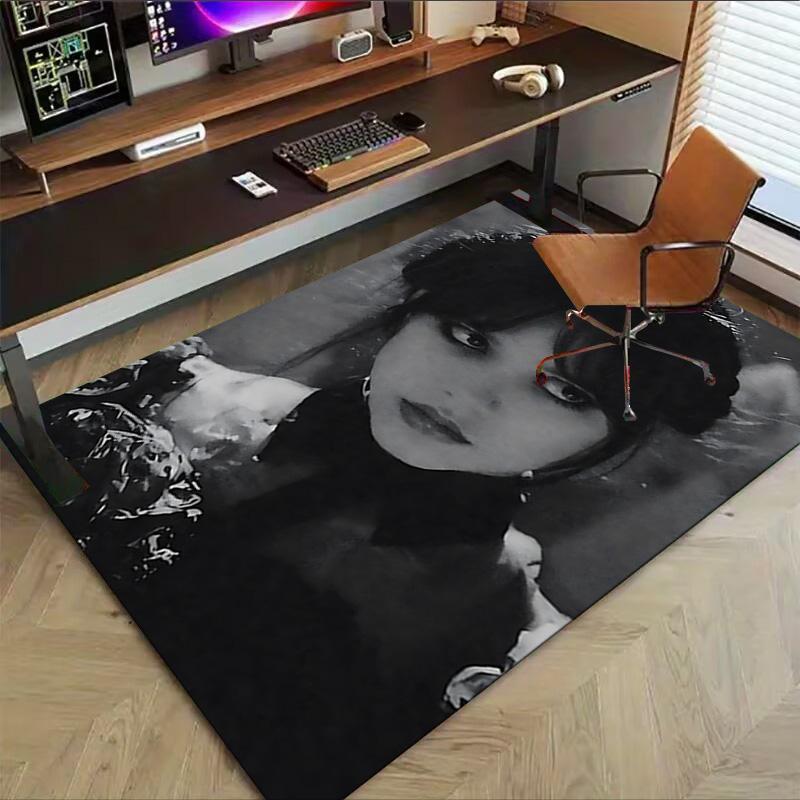 Dark Gothic Elegance Carpet For Playroom Bedroom Living Room Sofa Home Decorkids Game Area Rug Nonslip Floor Mat
