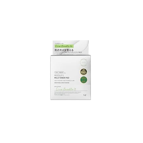 VTCOSMETICS Riedl S Mild Toner Pads 80 Pieces Skin Care Exfoliation Care Pore Care