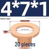 National Standard Red Copper Gasket Seal Ring and Flat Washer M3-M60mm for Marine Instruments