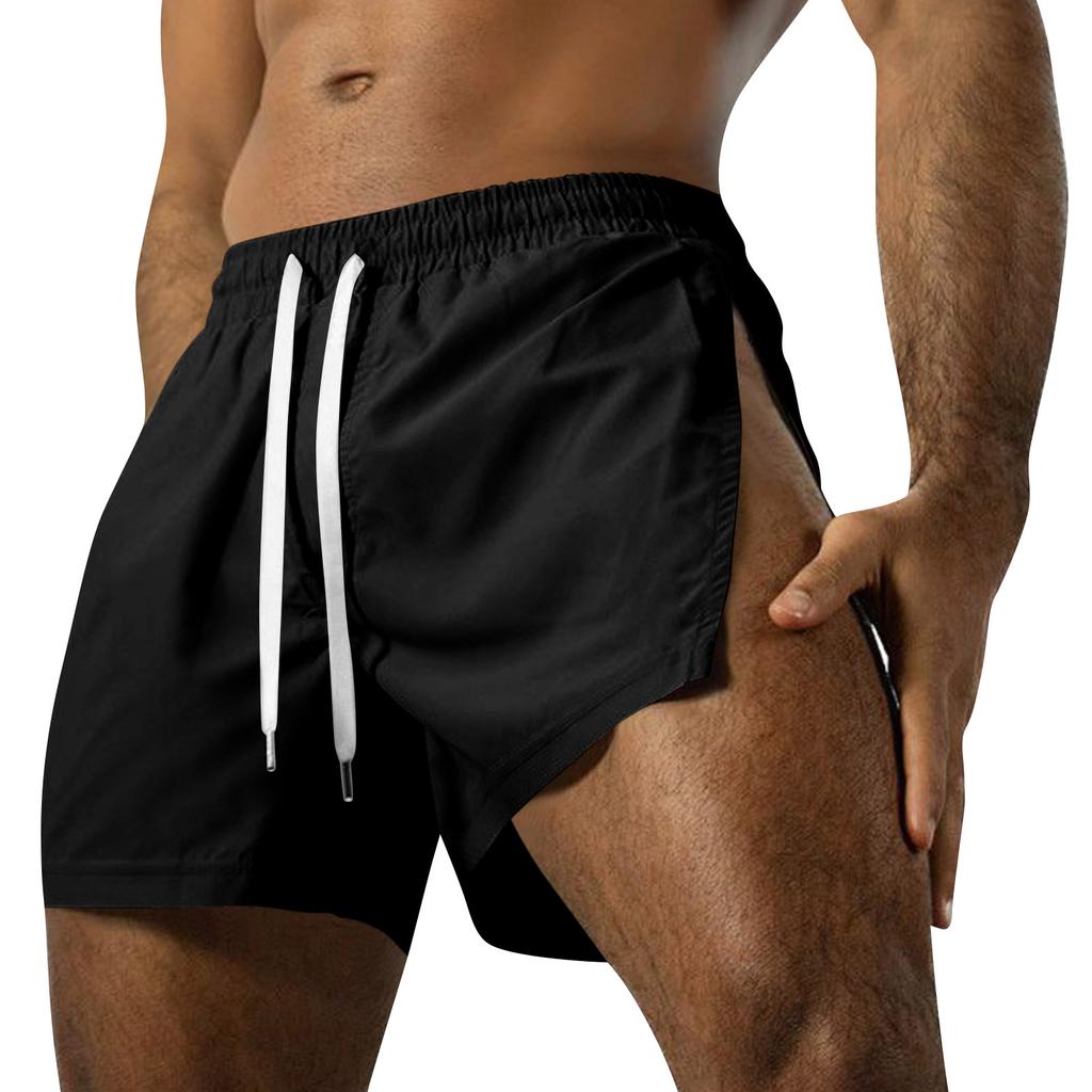 Ανδρικό Σορτς με Κορδόνι και Σχισί  Casual Αθλητικό και Γυμναστικής Σορτς