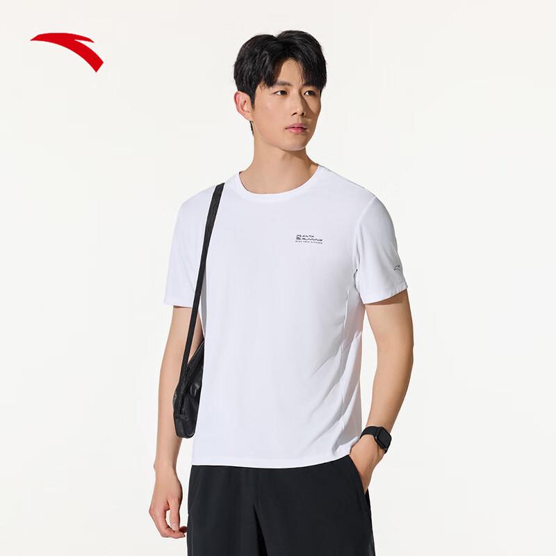 Anta Men s Quick-Dry Ice Silk Training T-Shirt 190/3XL чистый белый