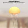 Cartoon Dancing Jellyfish Night Light RGB Gradient Color Bedside Lamp Voice Control Type-C Rechargeable LED Night Light for Kids Bedroom Home Decor