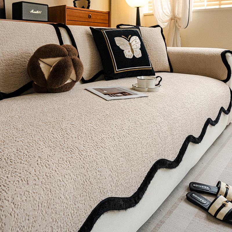 Special-shaped Irregular Sofa Cushion Universal In All Seasons 2025 New Thickened Non-slip Straight-breasted Leather