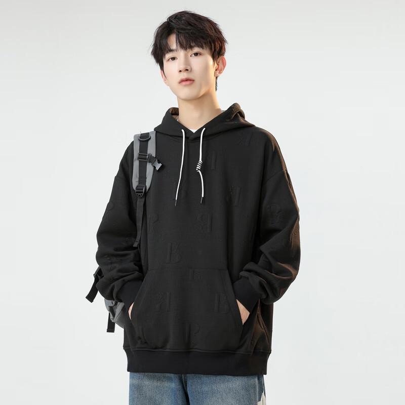 Fengxun Unisex Couple Casual Hooded Sweatshirt FXJS3558