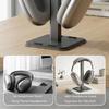 Over-Ear Headphone Stand for Home Desk Storage, Metal Support Post with Wide Top Pad and Flat Base for Office Study and Gaming Areas
