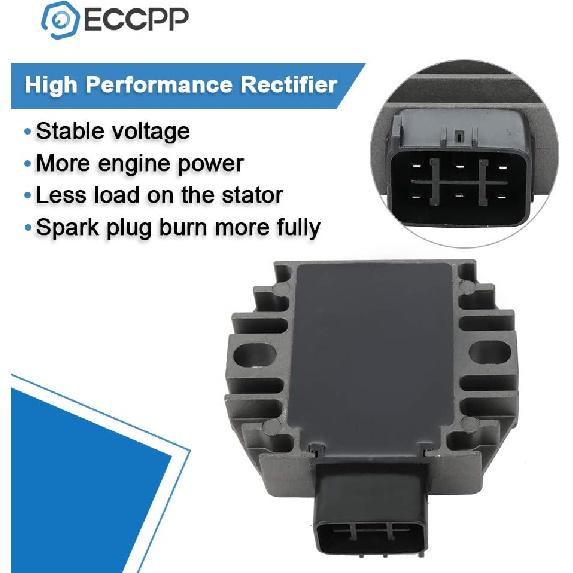 ECCPP Voltage Regulator Rectifier Fit for 2004-2013 for YAMAHA Raptor 350 2001-2005 for YAMAHA Raptor 660R 2006-2017 for YAMAHA Raptor 700 2009