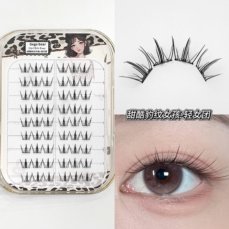 DIY řasy bez lepidla s tenkými stonky, měkké, přirozené, pro začátečníky, denní líčení, kosmetika, samolepicí umělé řasy