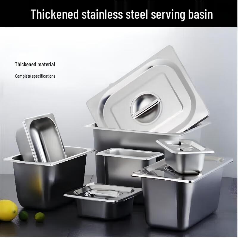 Rengge 304 Stainless Steel Gastronorm Pans & Lids