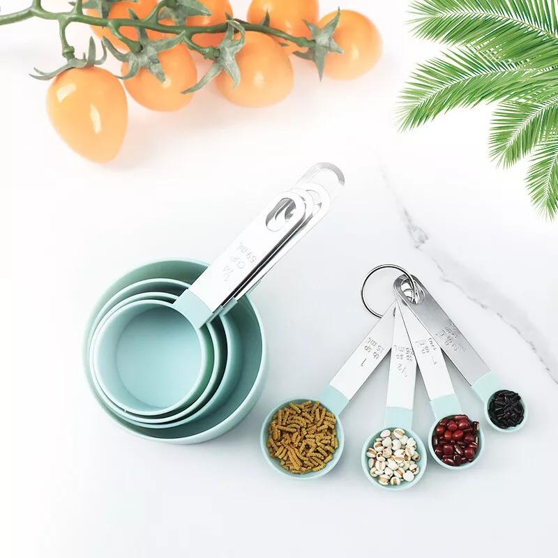 Measuring Spoon and Cup Set Accurate Kitchen Tools for Cooking and Baking Metric and Imperial Measurements Essential for Home