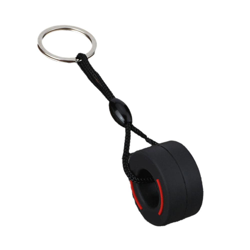 Mini Tire Keychain Car Key Accessories Pvc Soft Rubber Creative Key Chain Charm Men's Gadgets Gifts For Friends Car Lovers