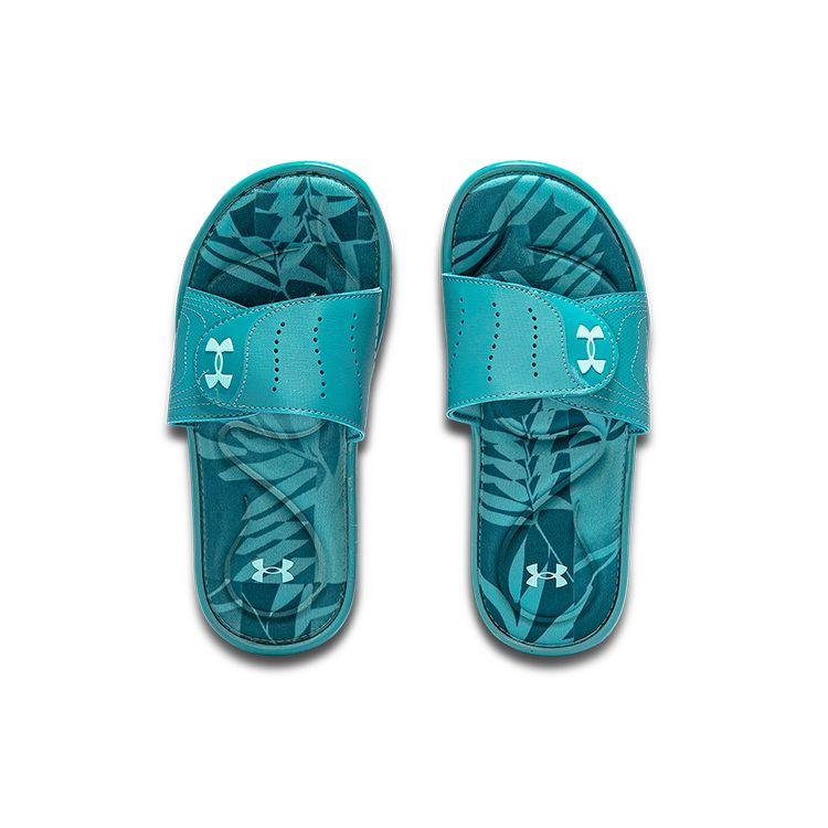 Under Armour Ignite VI Graphic Slide Sandals Women Footwear Light-Blue 3023767-300