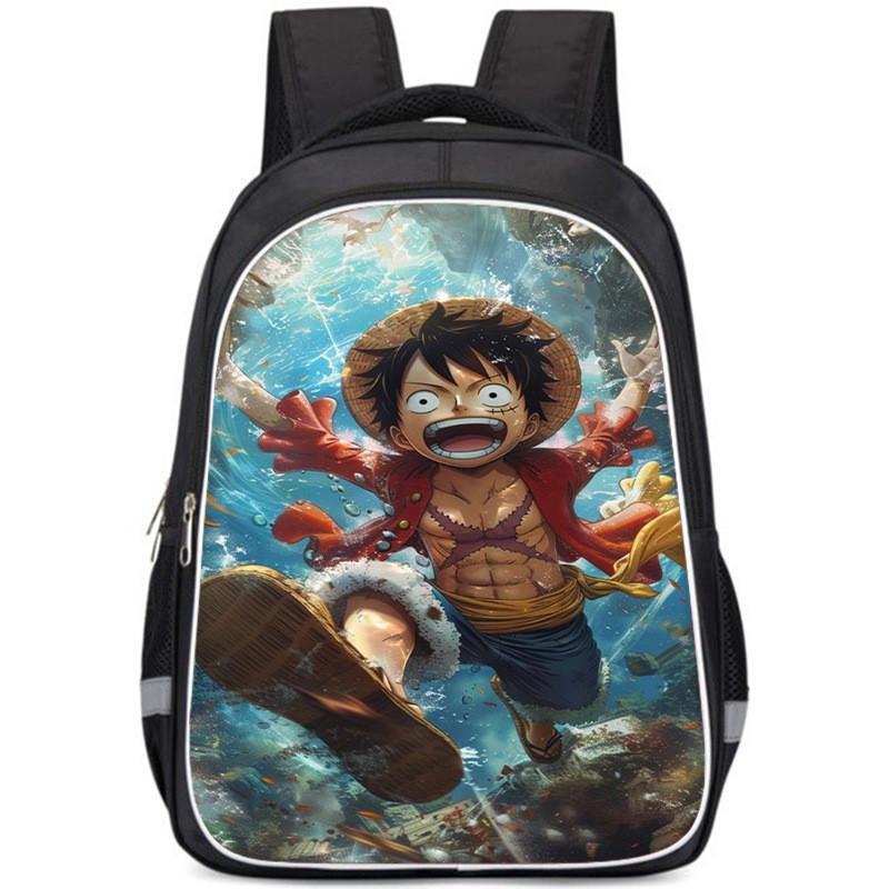 Large Capacity Lightweight Oxford Cloth Backpack For Kids Unisex School Bag