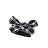 Pet Hair Clip Adorable Elegant Plaid Print Pet Cat Dog Bowknot Hair Bows Pet Supplies