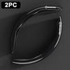 2pcs Carbon Fiber Car Steering Wheel Cover with Non-Slip Lining for Mercedes Benz AMG W212 W211 W213 W203 W205 W204 Accessories RW7