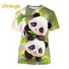 Suvine uus naiste 3D-prindiga T-särk Cartoon Animal Muster T-särk Moodne O-kaelusega lühikeste varrukatega top