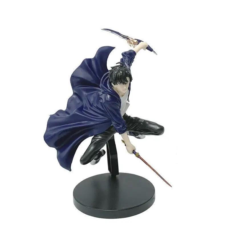 Solo Leveling Season 2 Arise from the Shadow 18cm Cheng Xiaoy Figure Sung Jin-Woo Battle Anime Ornaments PVC Dolls Combat Model