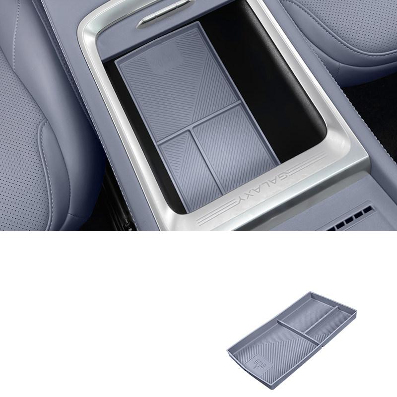 For Geely Galaxy L7 2024-2025 Central Control Silicone Storage Box Silicone Pad Dirt-resistant Automobile Modification Supplies
