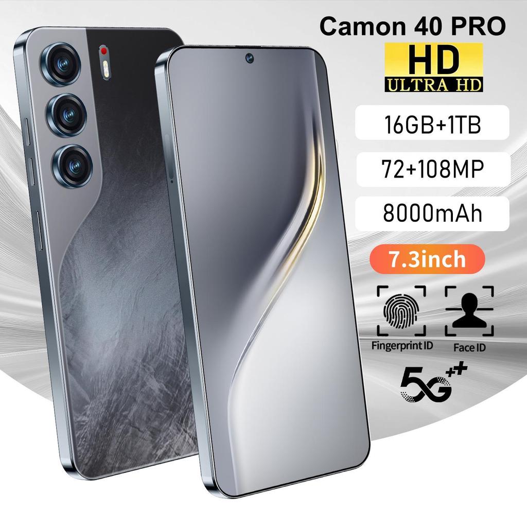 Camon40 Pro - 7.3-inch Android Smartphone with 16GB RAM and 1TB Storage