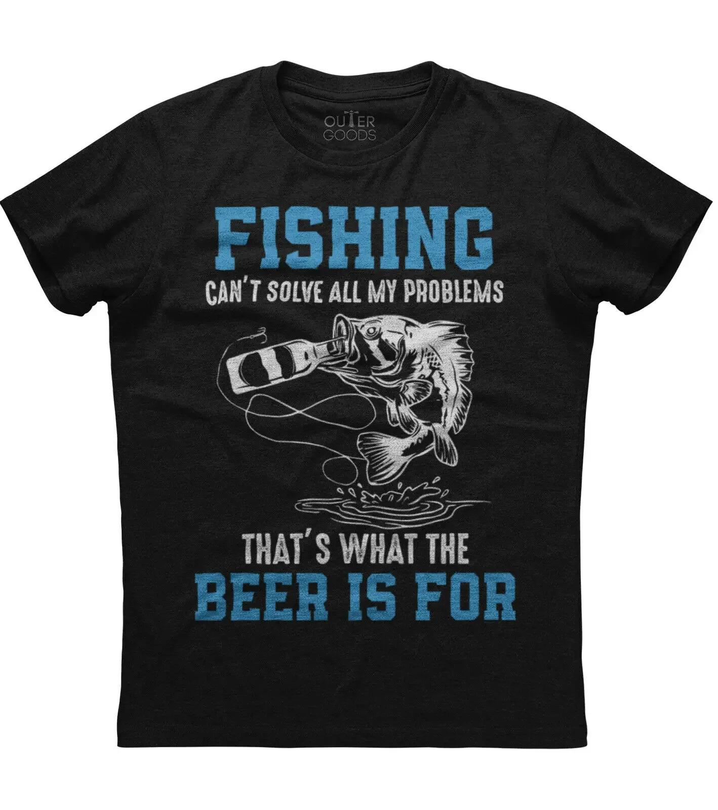 Thats What The Beer Is for Funny Angler Fishing Phrase TShirt Summer Cotton ONeck Short Sleeve Mens T Shirt New S3XL S