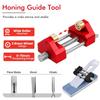 Professional Sharpening System Honing Guide with Angle Gauge, Universal Sharpening Holder for Woodworking Chisels & Plane Blades